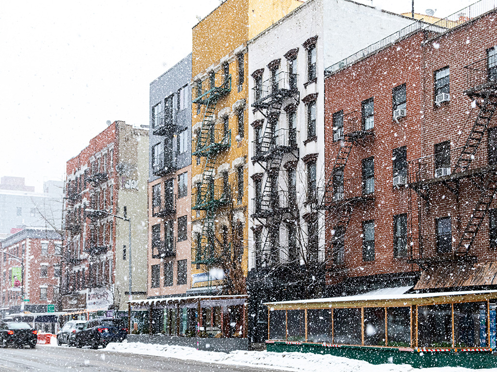 The challenge of the seasonal outdoor dining in New York City.