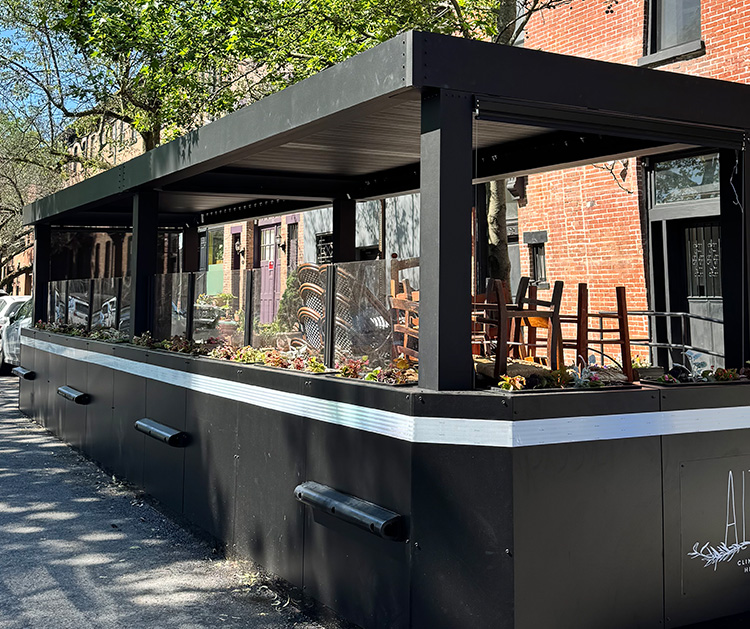 Dining Out NYC regulation-compliant quality built dining structures in NYC
